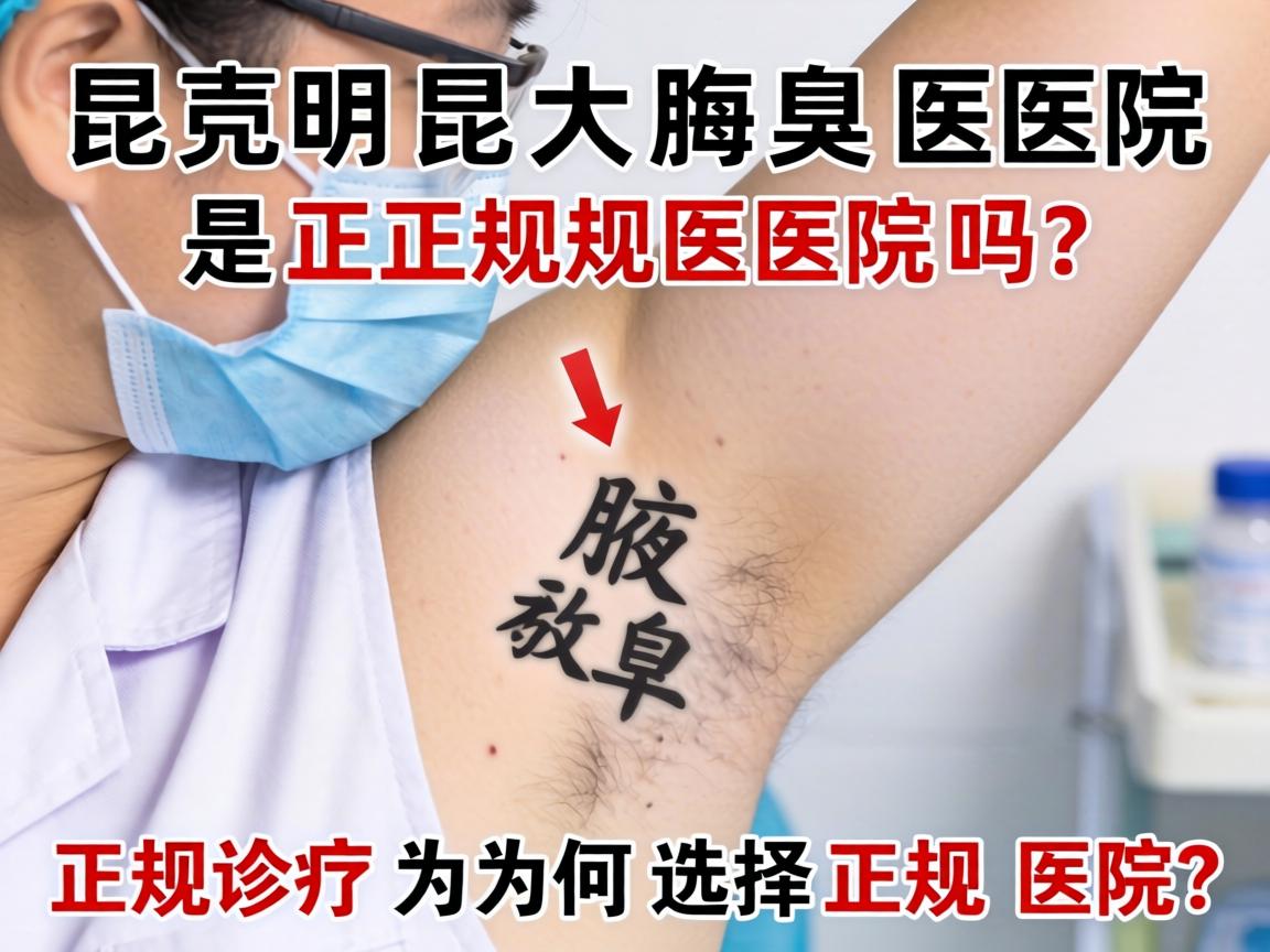 昆明昆大腋臭医院是正规医院吗？正规诊疗为何选择正规医院？