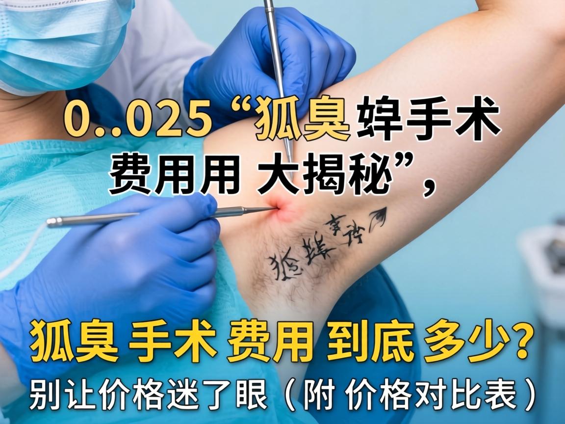 2025狐臭手术费用大揭秘，狐臭手术费用到底多少？别让价格迷了眼（附价格对比表）
