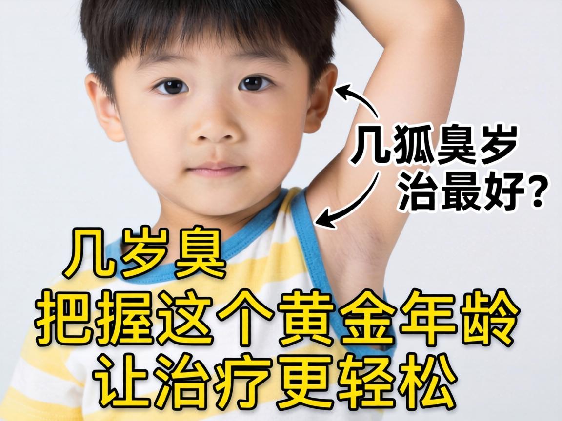 儿童狐臭几岁治最好？把握这个黄金年龄让治疗更轻松