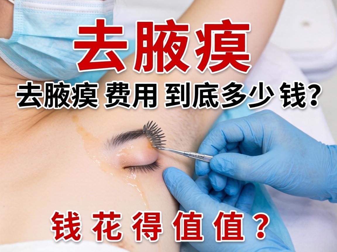 腋臭手术去腋臭，去腋臭费用到底多少钱？钱花得值不值？