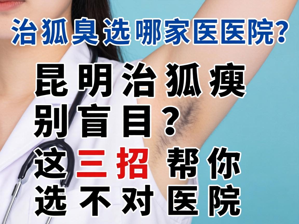 治狐臭选哪家医院？昆明治狐臭别盲目，这三招帮你选对医院