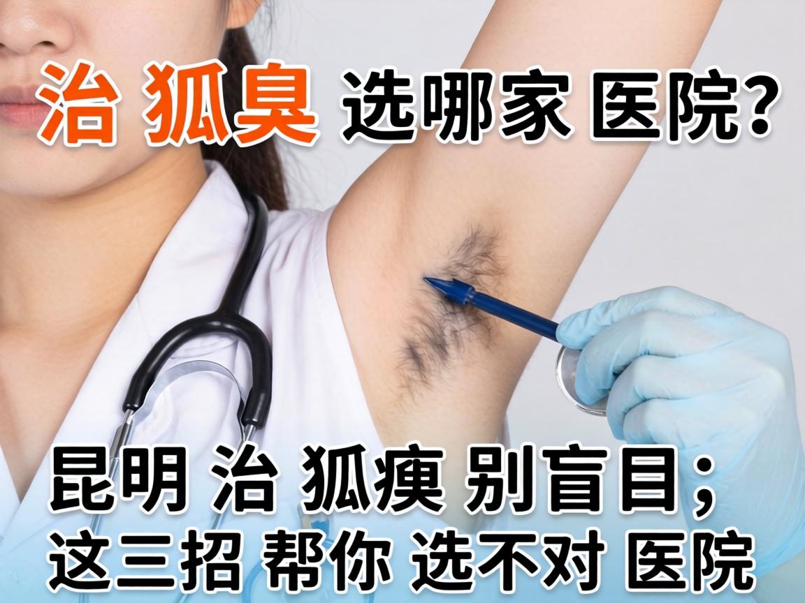 治狐臭选哪家医院？昆明治狐臭别盲目，这三招帮你选对医院