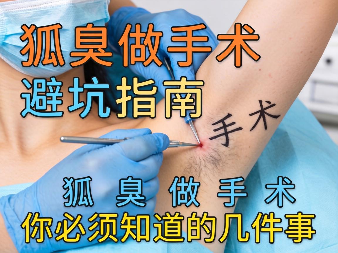 狐臭做手术避坑指南，关于狐臭做手术你必须知道的几件事