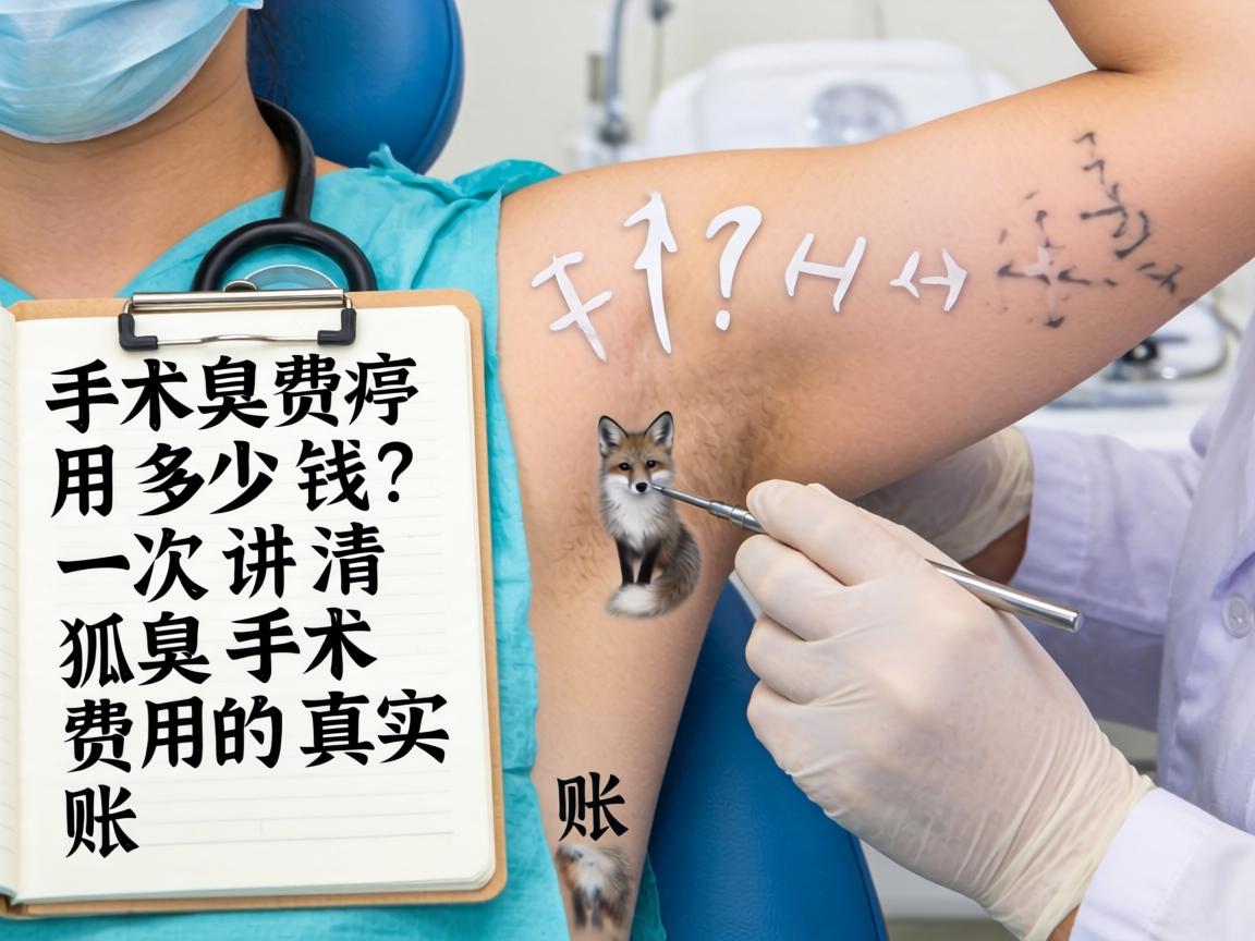 狐臭手术费用多少钱？一次讲清狐臭手术费用的真实账本
