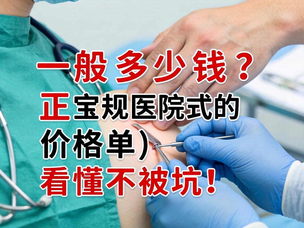 腋臭手术一般多少钱？正规医院的价格单，看懂不被坑！