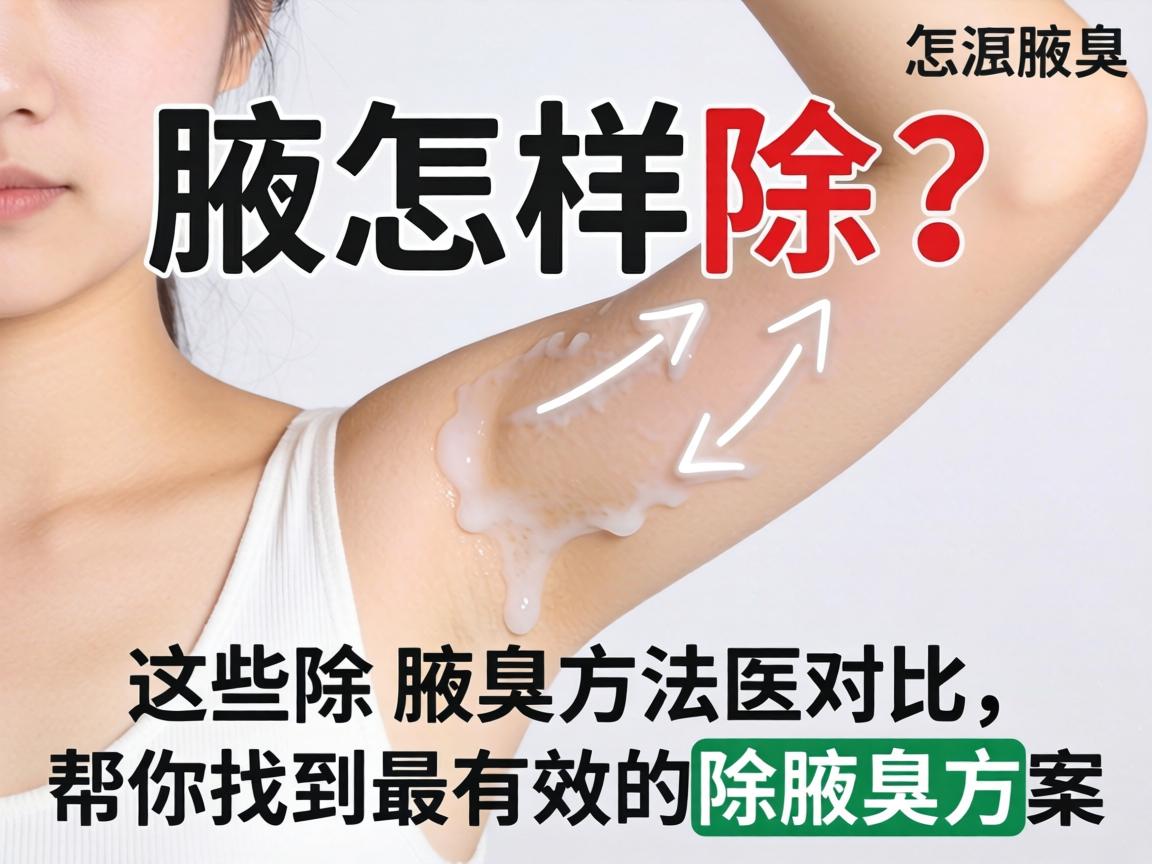 腋臭怎样除？这些除腋臭方法对比，帮你找到最有效的除腋臭方案