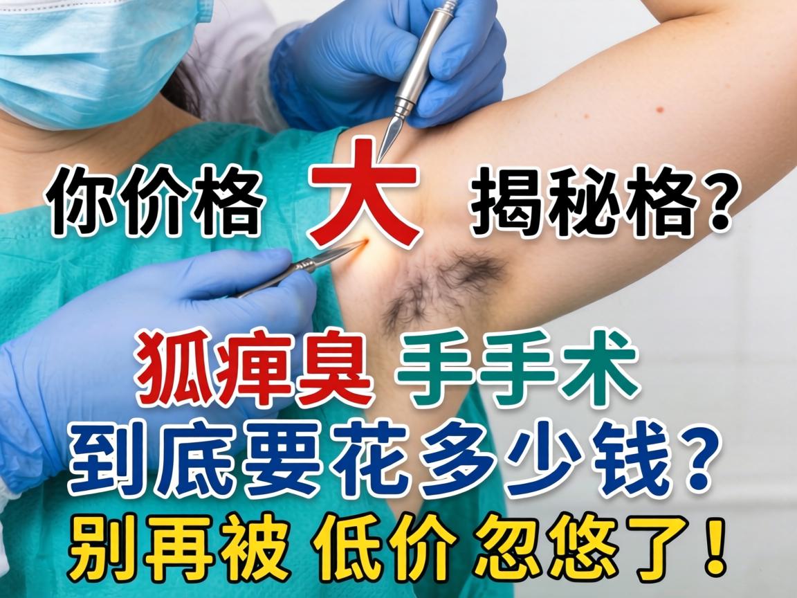 狐臭手术价格大揭秘，狐臭手术到底要花多少钱？别再被低价忽悠了！