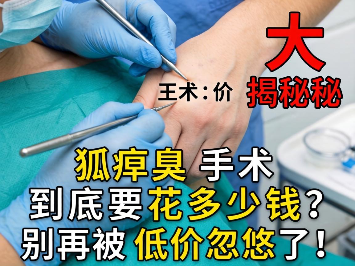 狐臭手术价格大揭秘，狐臭手术到底要花多少钱？别再被低价忽悠了！