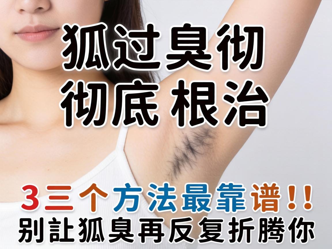 狐臭彻底根治，这3个方法最靠谱！别让狐臭再反复折腾你