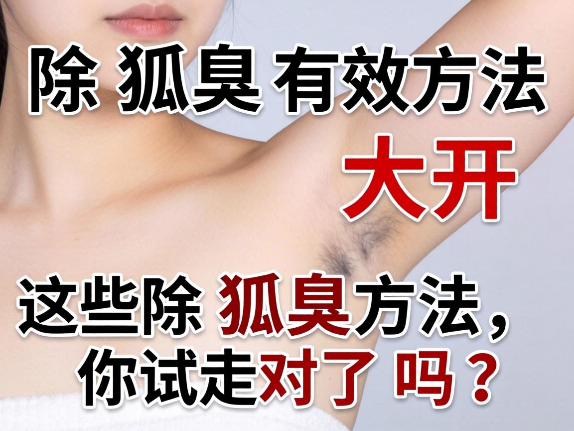 除狐臭有效方法大公开，这些除狐臭方法，你试对了吗？