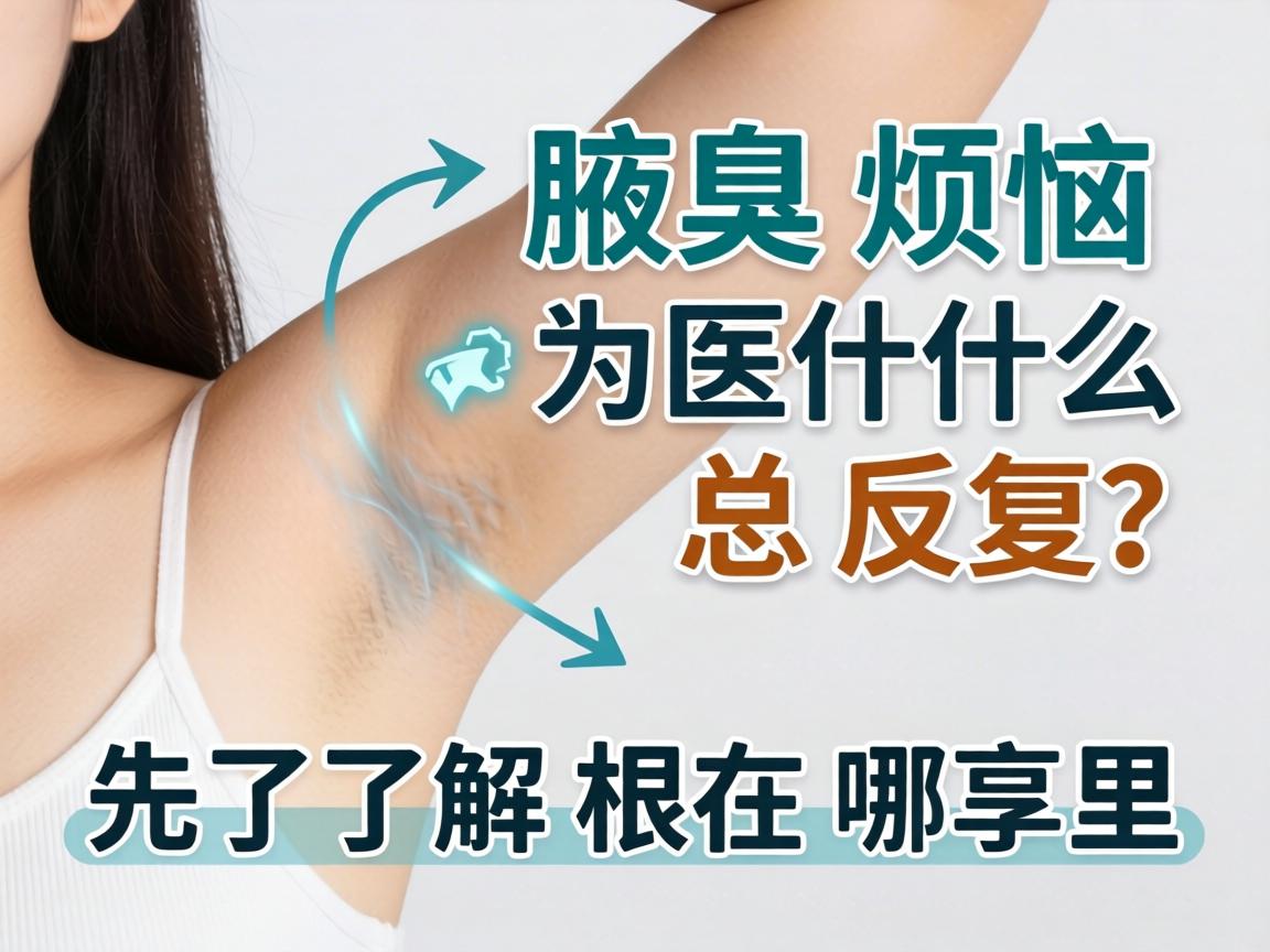 一、腋臭烦恼为什么总反复？先了解根在哪里