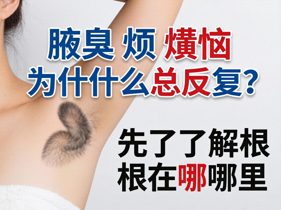 一、腋臭烦恼为什么总反复？先了解根在哪里