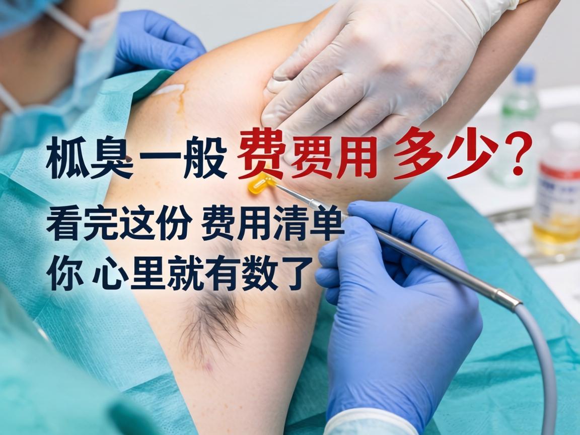 狐臭手术一般费用多少？看完这份费用清单，你心里就有数了