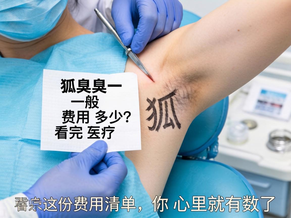 狐臭手术一般费用多少？看完这份费用清单，你心里就有数了