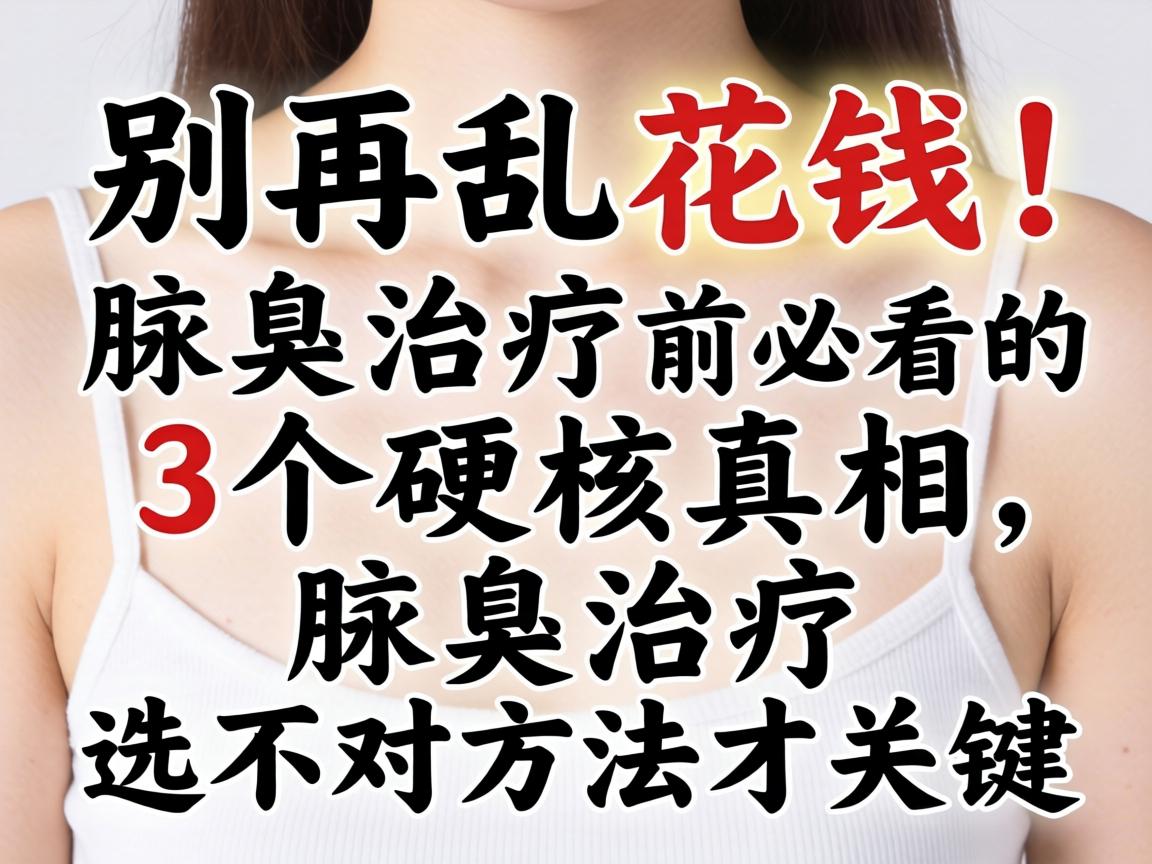 别再乱花钱！腋臭治疗前必看的3个硬核真相，腋臭治疗选对方法才关键