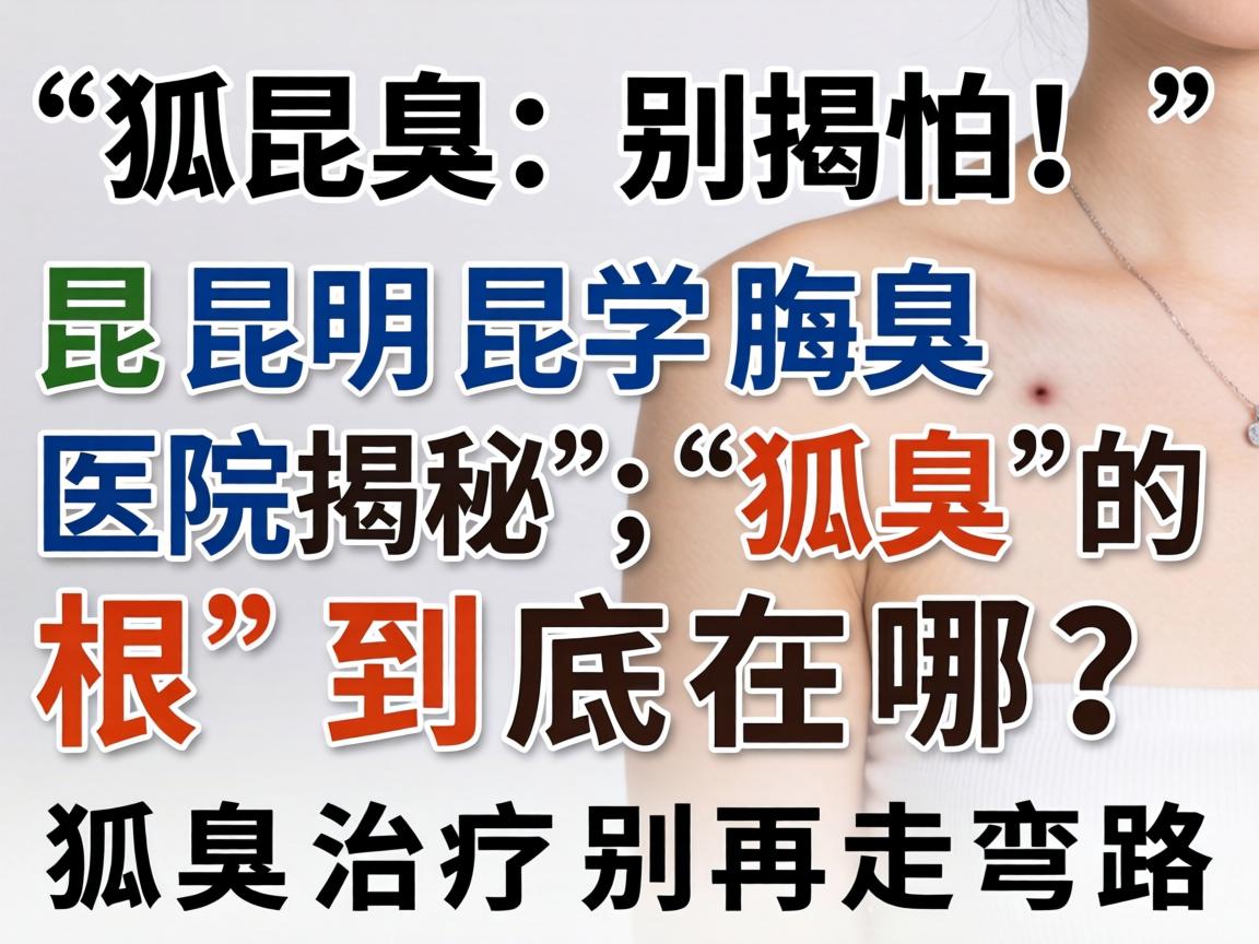 狐臭别怕！昆明昆大腋臭医院揭秘，狐臭的根到底在哪？狐臭治疗别再走弯路