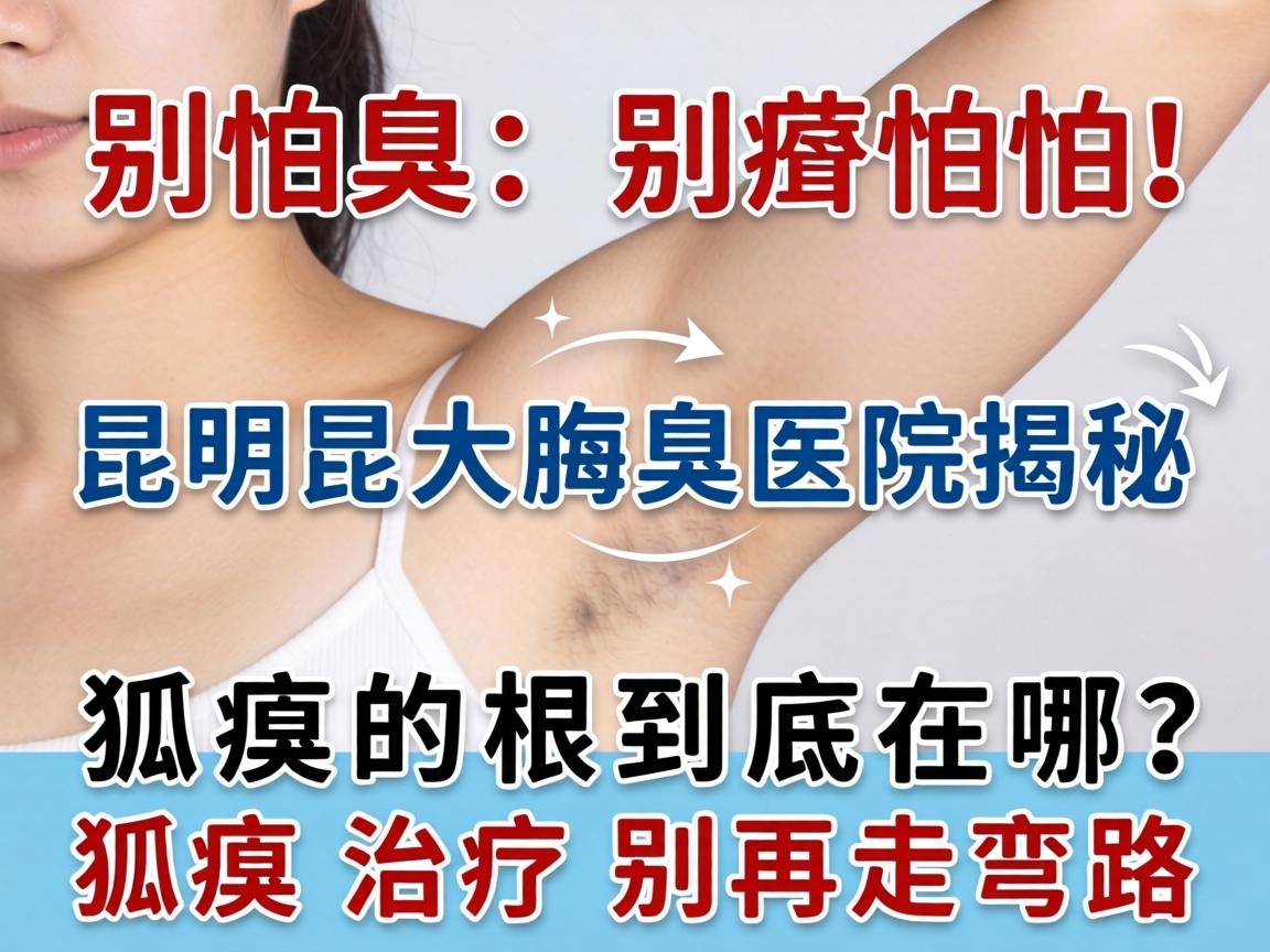 狐臭别怕！昆明昆大腋臭医院揭秘，狐臭的根到底在哪？狐臭治疗别再走弯路