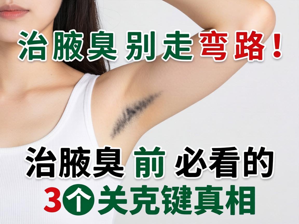 治腋臭别走弯路！治腋臭前必看的3个关键真相