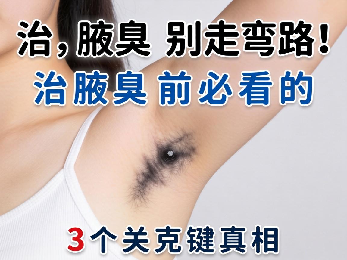 治腋臭别走弯路！治腋臭前必看的3个关键真相