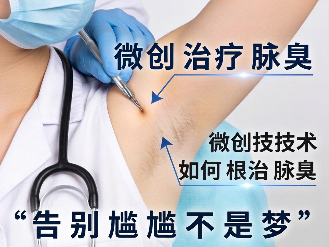 微创治疗腋臭，微创技术如何根治腋臭，告别尴尬不是梦