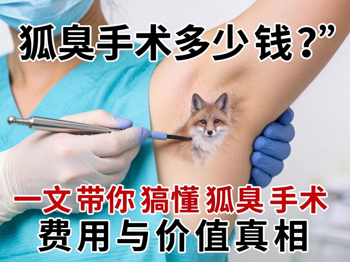 狐臭手术多少钱？一文带你搞懂狐臭手术费用与价值真相