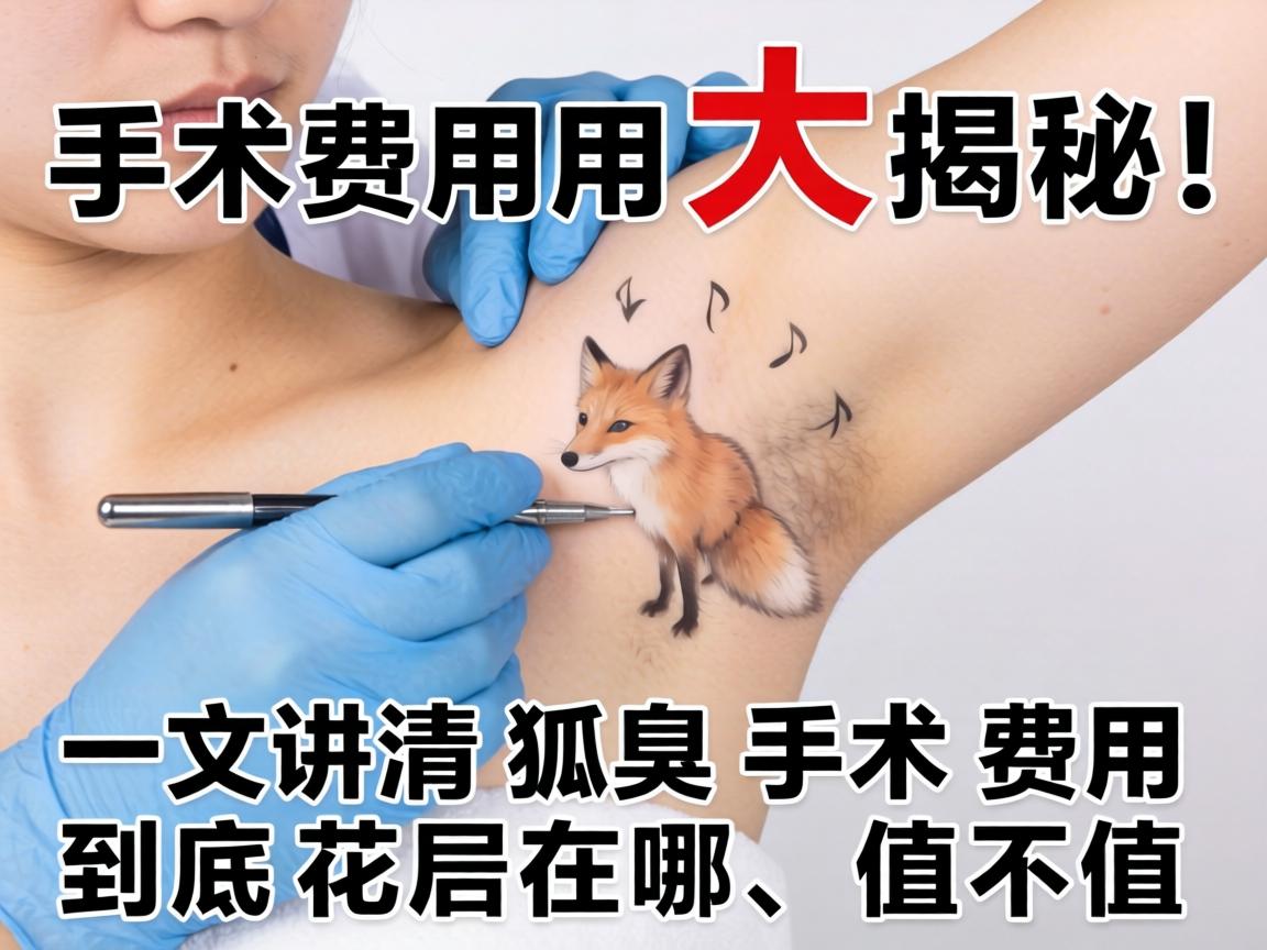 狐臭手术费用大揭秘！一文讲清狐臭手术费用到底花在哪、值不值