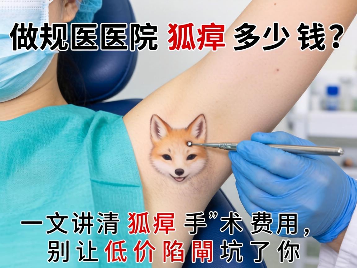 正规医院做狐臭多少钱？一文讲清狐臭手术费用，别让低价陷阱坑了你