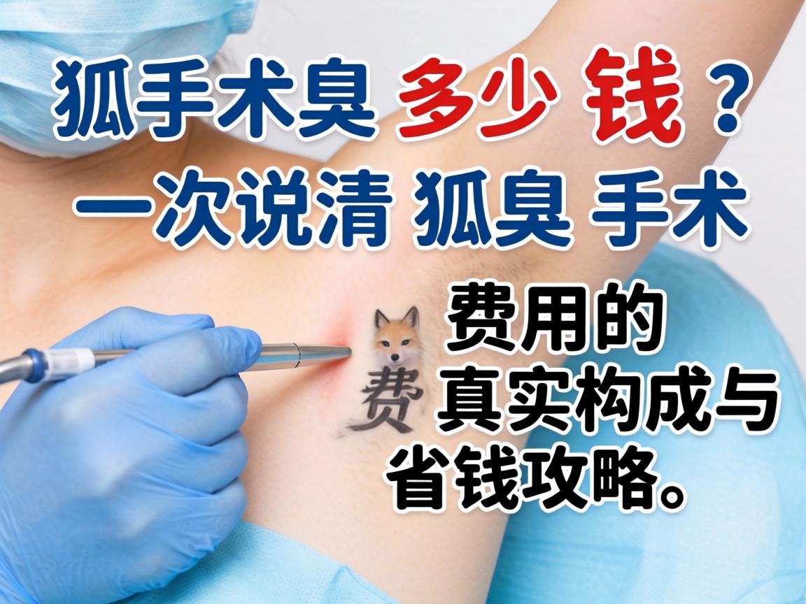 狐臭手术多少钱？一次说清狐臭手术费用的真实构成与省钱攻略