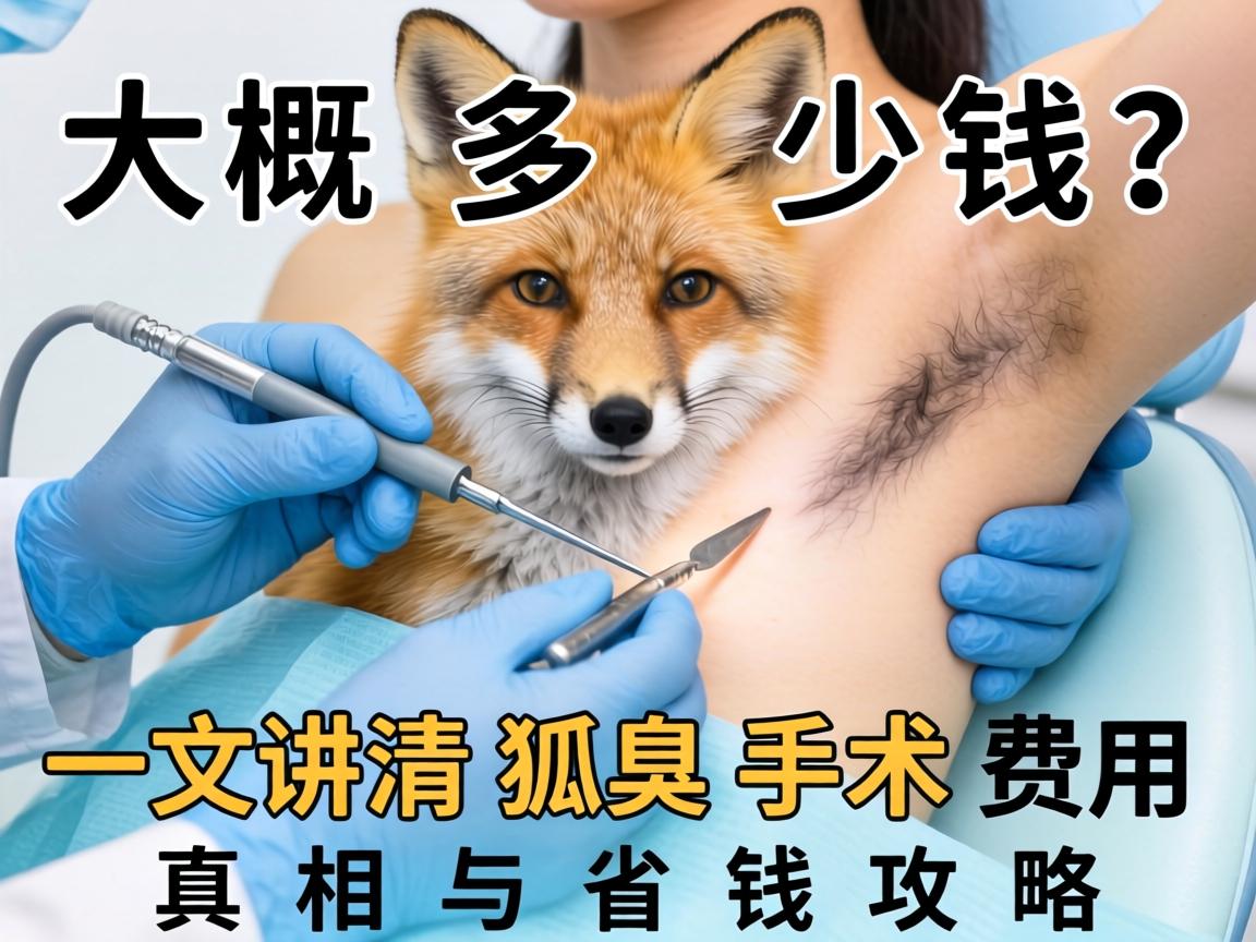 狐臭手术大概多少钱？一文讲清狐臭手术费用真相与省钱攻略