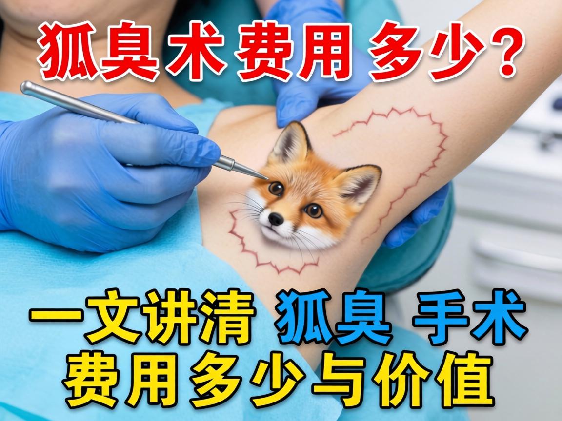 狐臭手术费用多少？一文讲清狐臭手术费用多少与价值