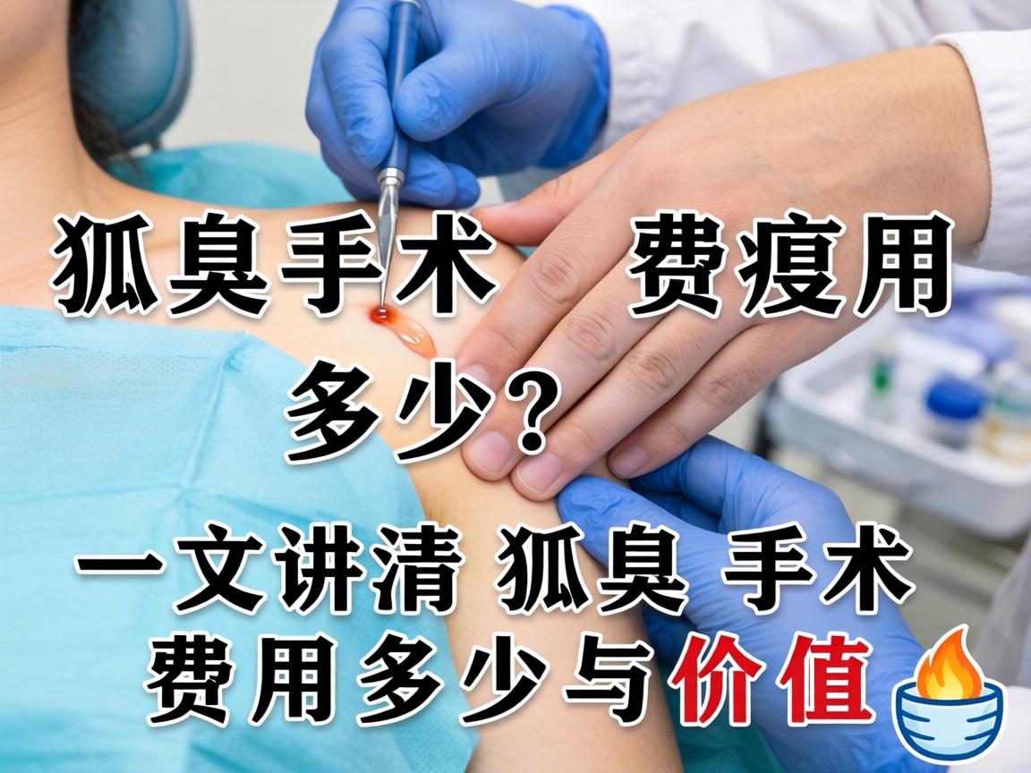 狐臭手术费用多少？一文讲清狐臭手术费用多少与价值