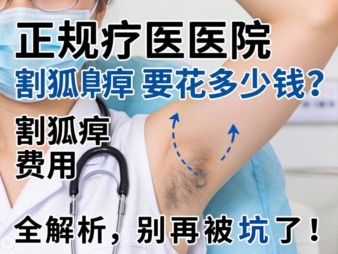 正规医院割狐臭要花多少钱?割狐臭费用全解析,别再被坑了! 正规医院割狐臭要花多少钱?割狐臭费用全解析,别再被坑了!