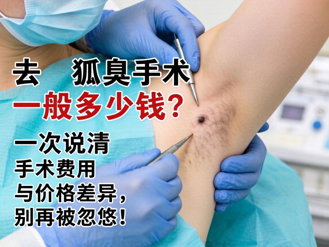 去狐臭手术一般多少钱？一次说清手术费用与价格差异，别再被忽悠！