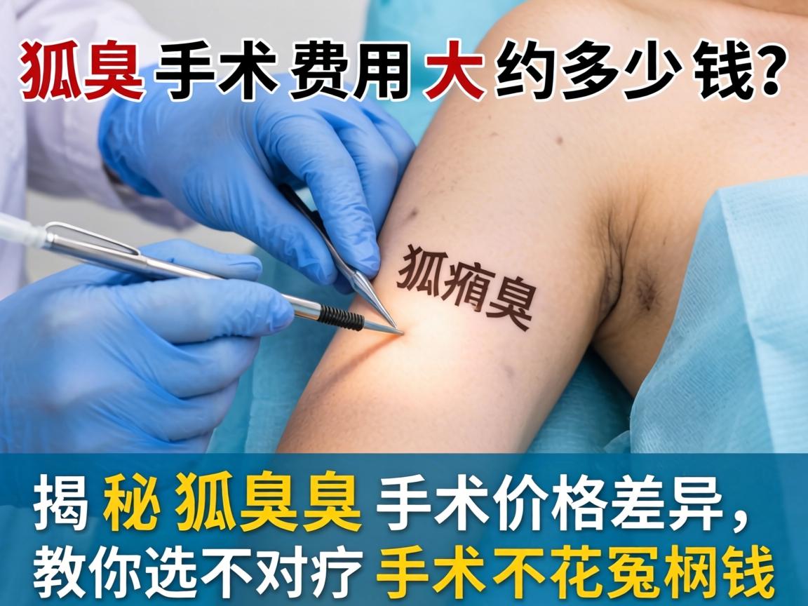狐臭手术费用大约多少钱？揭秘狐臭手术价格差异，教你选对手术不花冤枉钱