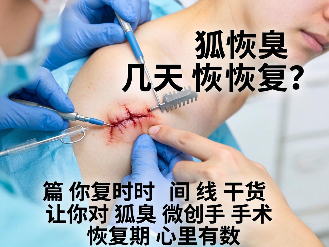 狐臭微创手术几天恢复？这篇恢复时间线干货，让你对狐臭微创手术恢复期心里有数