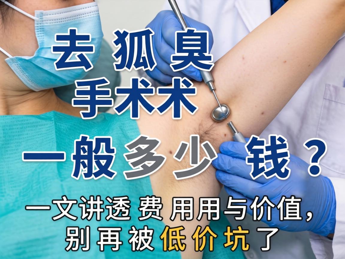 去狐臭手术一般多少钱？一文讲透费用与价值，别再被低价坑了