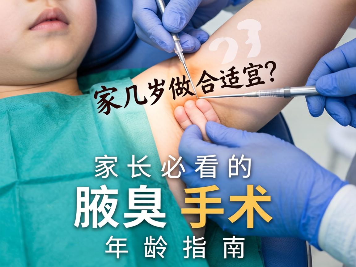 腋臭手术几岁做合适?家长必看的腋臭手术年龄指南 腋臭手术几岁做合适?家长必看的腋臭手术年龄指南