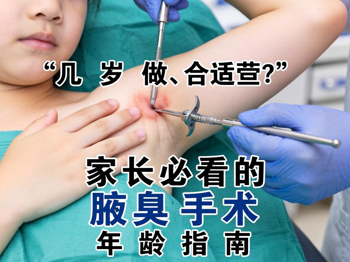 腋臭手术几岁做合适?家长必看的腋臭手术年龄指南 腋臭手术几岁做合适?家长必看的腋臭手术年龄指南