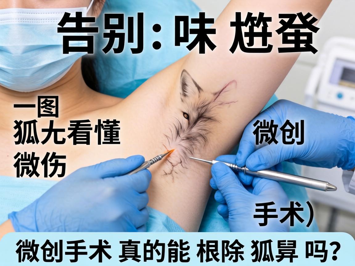 告别味尴尬，一图看懂狐臭微创手术，微创手术真的能根除狐臭吗？