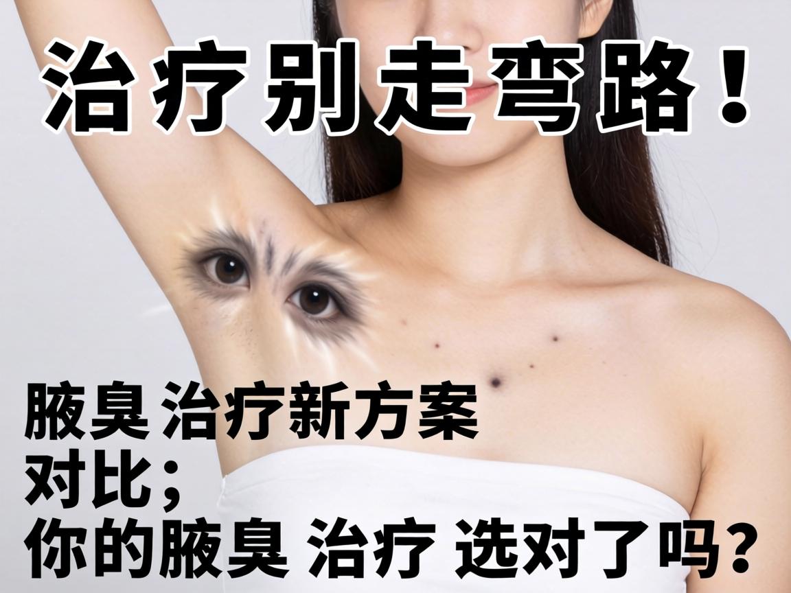 腋臭治疗别走弯路！腋臭治疗新方案对比，你的腋臭治疗选对了吗？