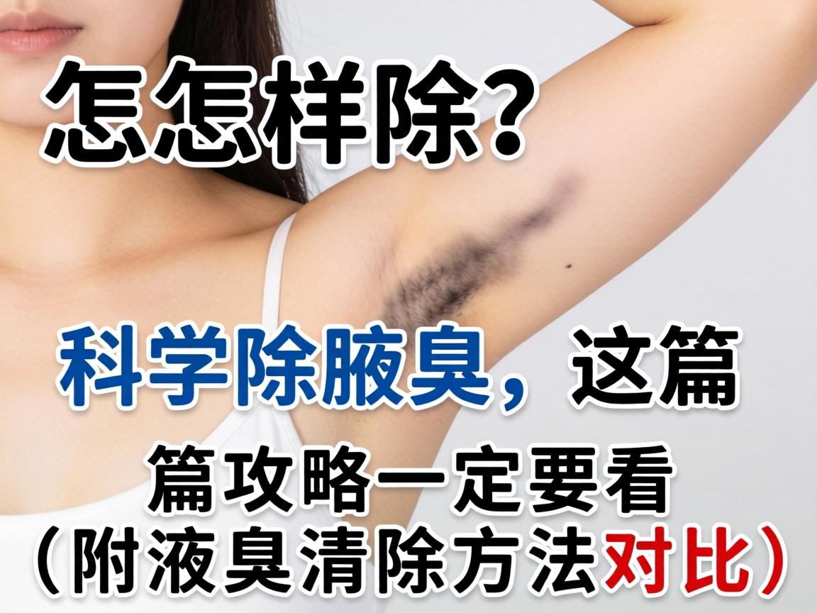 腋臭怎样除？科学除腋臭，这篇攻略一定要看（附液臭清除方法对比）