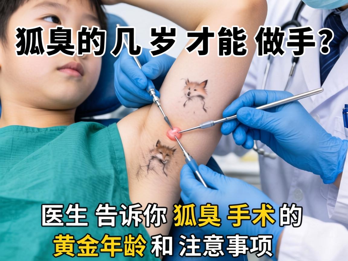 狐臭手术几岁才能做?医生告诉你狐臭手术的黄金年龄和注意事项 狐臭手术几岁才能做?医生告诉你狐臭手术的黄金年龄和注意事项