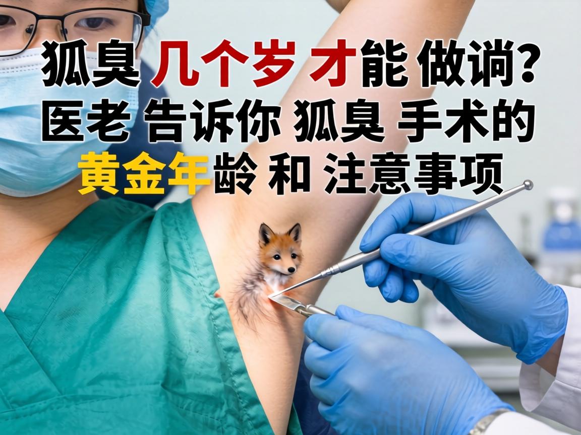 狐臭手术几岁才能做?医生告诉你狐臭手术的黄金年龄和注意事项 狐臭手术几岁才能做?医生告诉你狐臭手术的黄金年龄和注意事项