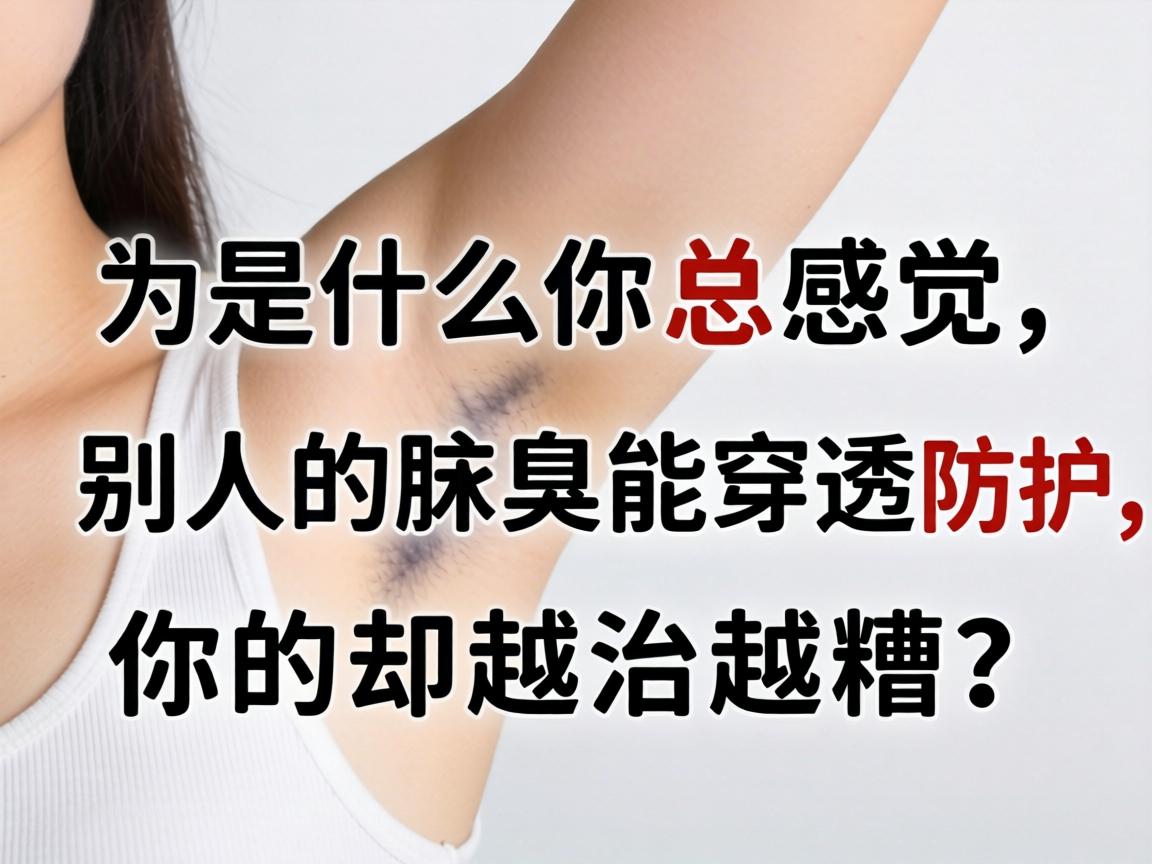 一、为什么你总感觉，别人的腋臭能穿透防护，你的却越治越糟？