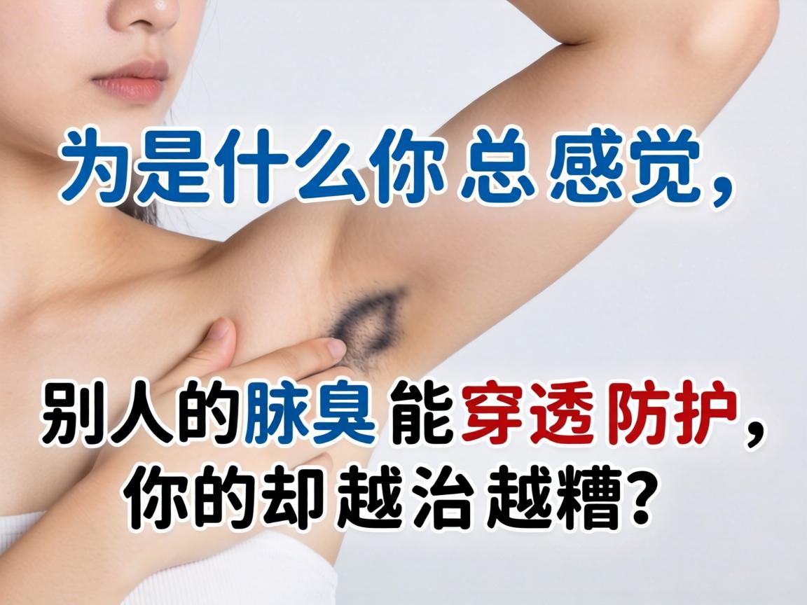 一、为什么你总感觉，别人的腋臭能穿透防护，你的却越治越糟？