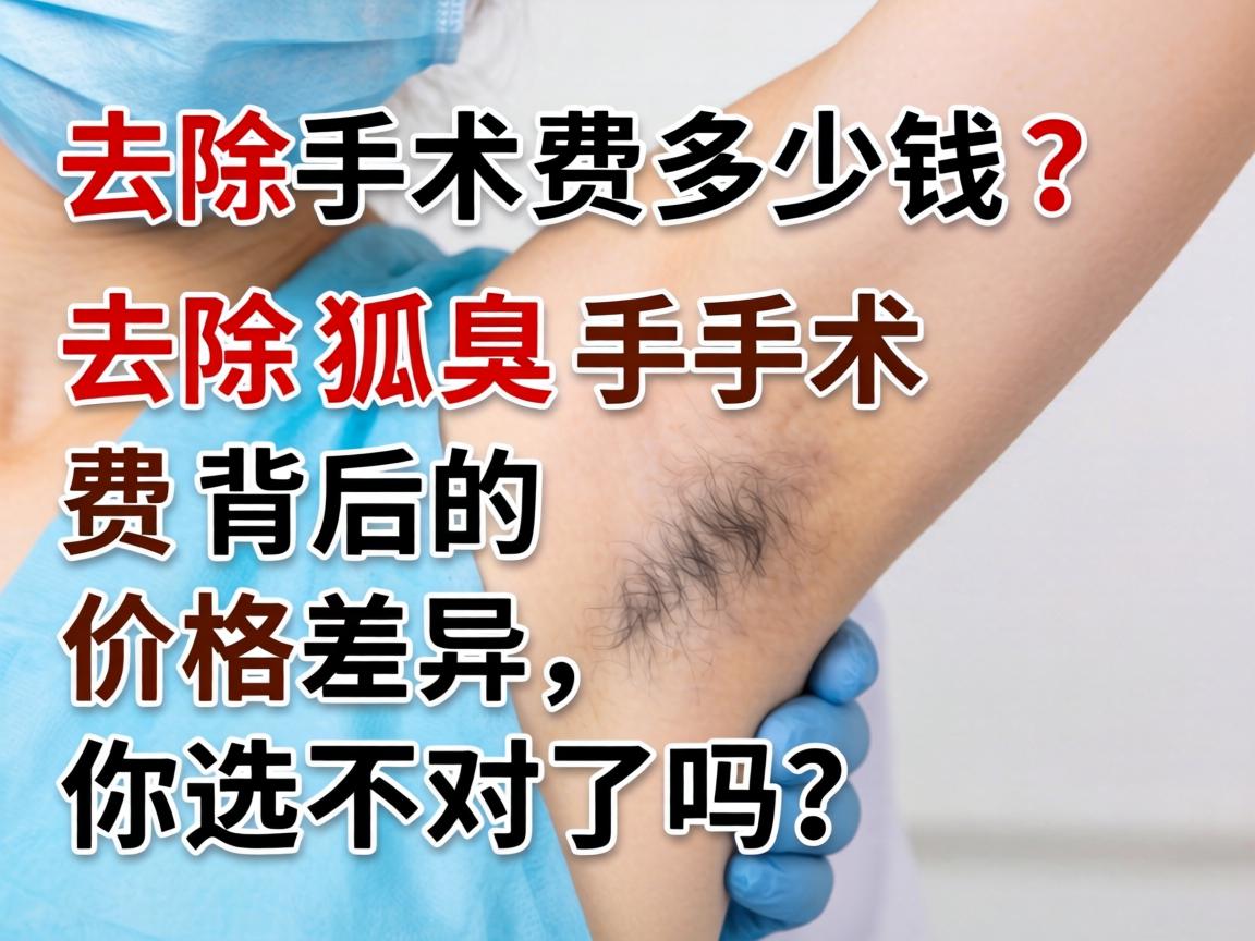去除狐臭手术费多少钱？去除狐臭手术费背后的价格差异，你选对了吗？