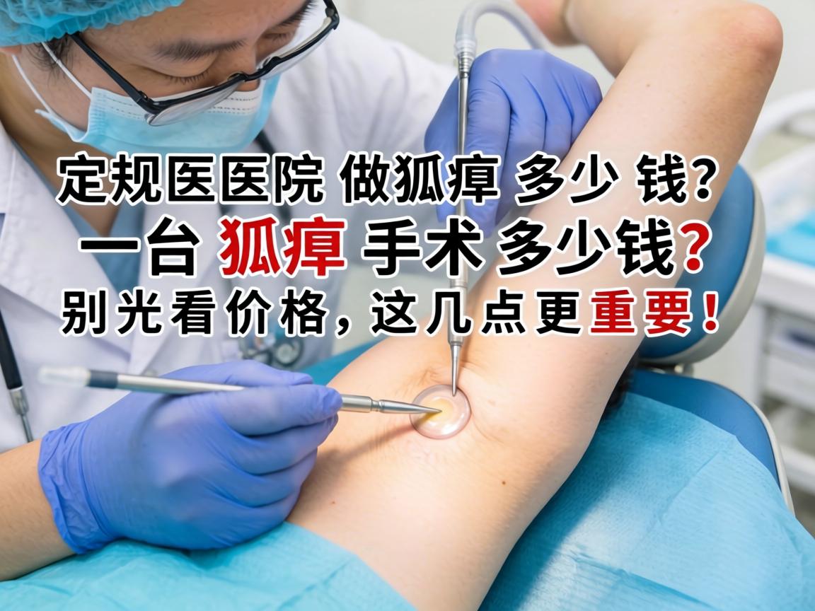 正规医院做狐臭多少钱？一台狐臭手术多少钱？别光看价格，这几点更重要！