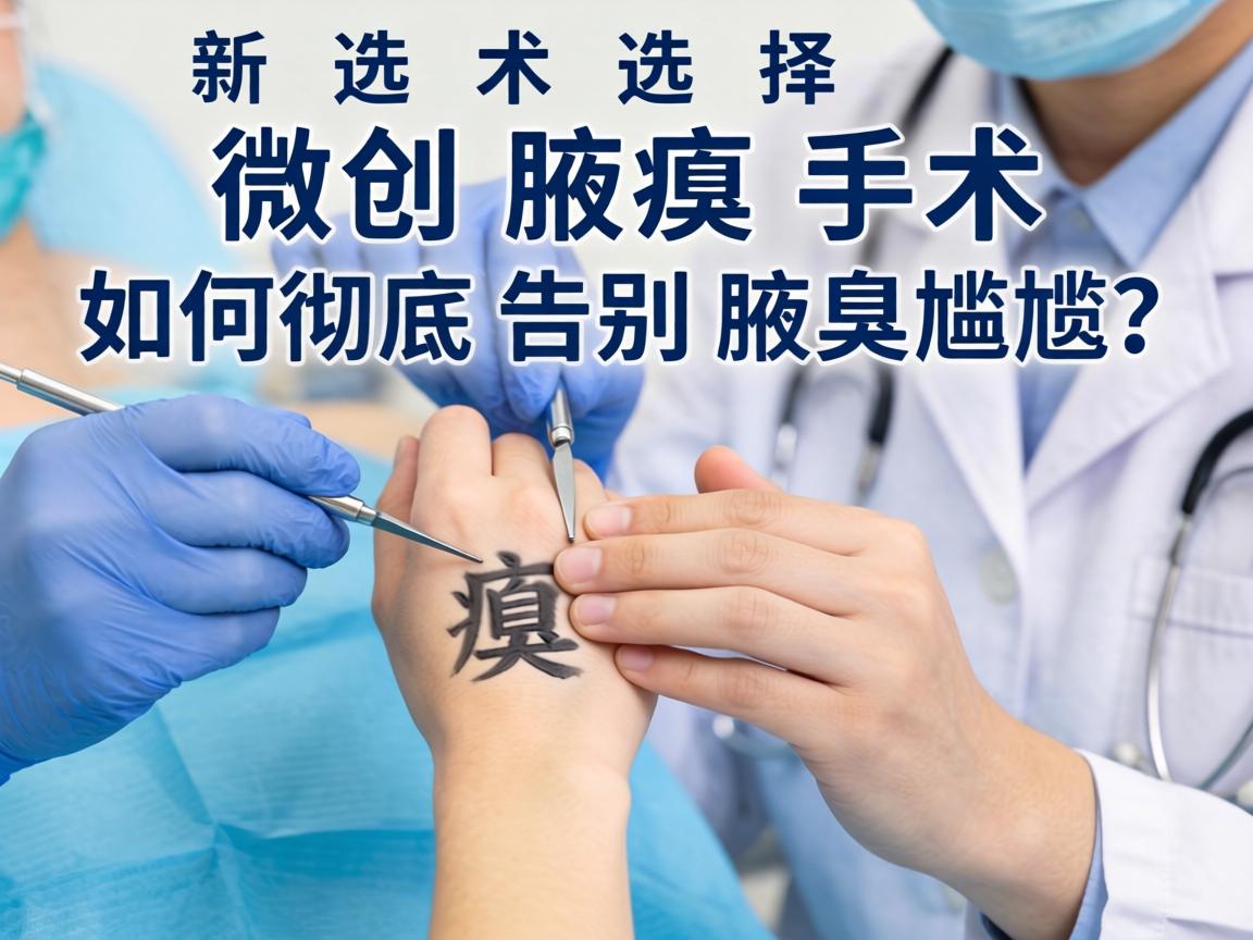 腋臭手术新选择，微创腋臭手术如何彻底告别腋臭尴尬？