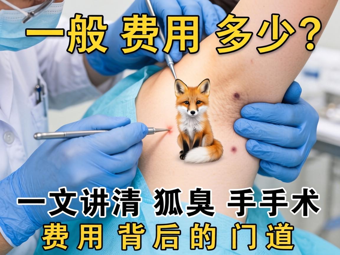 狐臭手术一般费用多少？一文讲清狐臭手术费用背后的门道