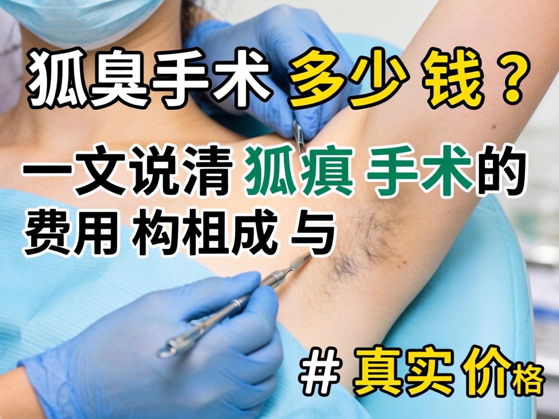 狐臭手术多少钱?一文说清狐臭手术的费用构成与真实价格 狐臭手术多少钱?一文说清狐臭手术的费用构成与真实价格